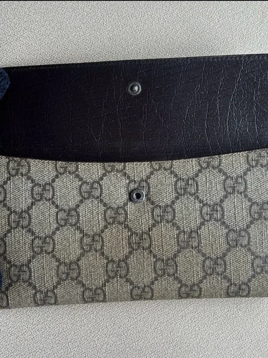 GUCCI GG Monogram Brown long Wallet - Picture 6 of 15